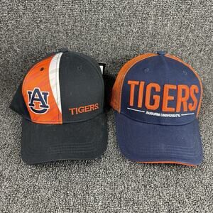 Lot Of 2 Auburn Tigers Snapback Hat Great State Clothing Adjustable Adult